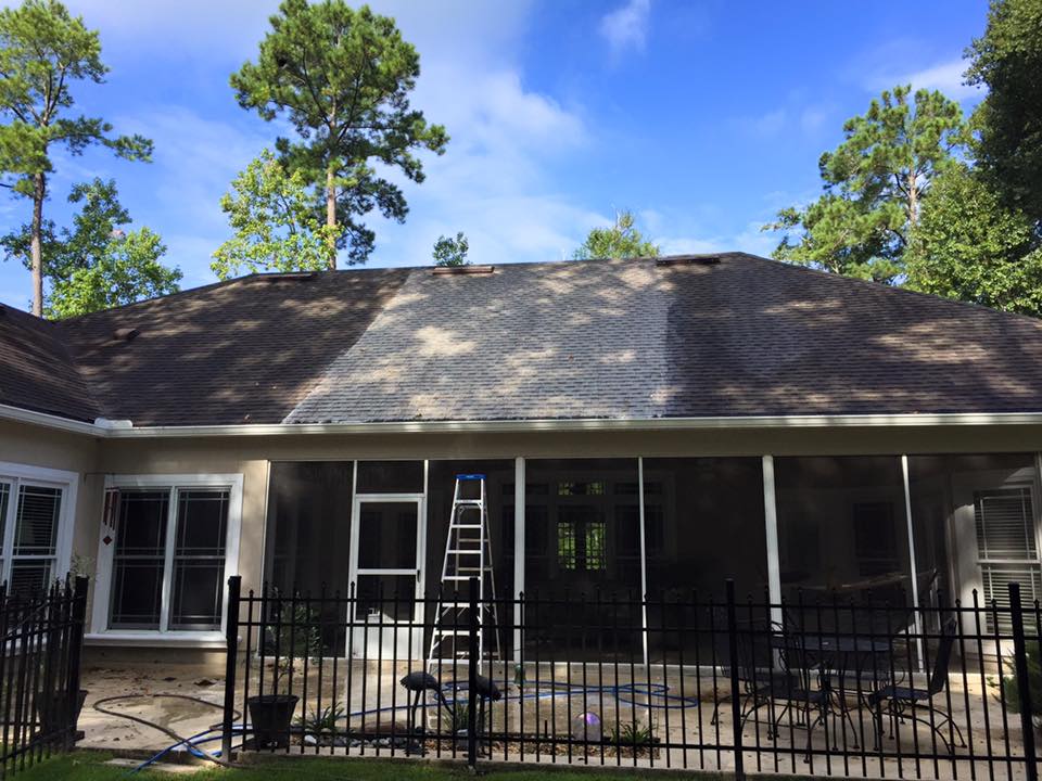 Pressure Washing Roof Tiles